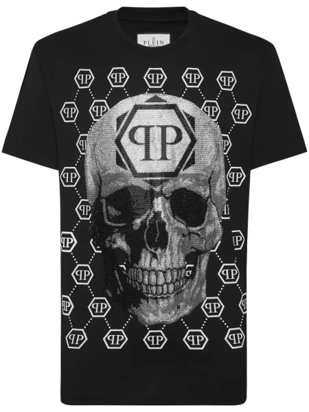 Stras tricou Philipp Plein negru
