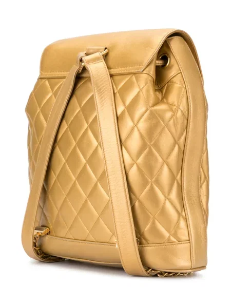 Batoh Chanel Pre-owned zlatý