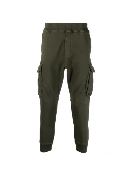 Spodnie cargo Dsquared2 zielone