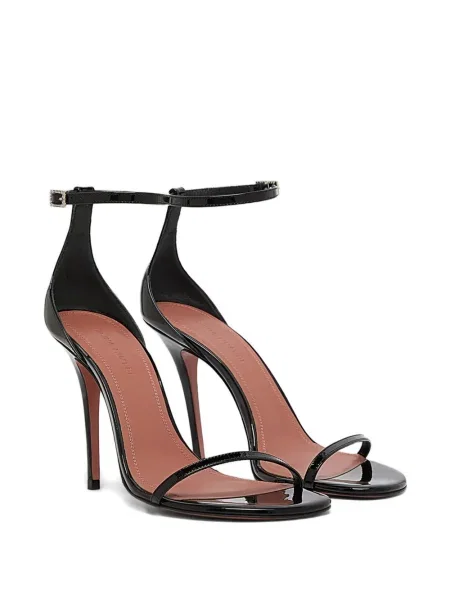 Sandale Amina Muaddi de cristal negru