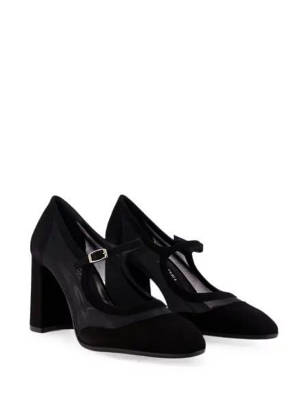 Pantofi cu toc Carel Paris plasă negru