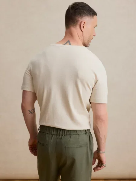 DAN FOX APPAREL Marškinėliai Caspar' smėlio
