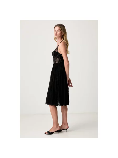 Sukienka midi Elisabetta Franchi czarna