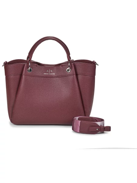 Shopper torbica Armani Exchange rdeča