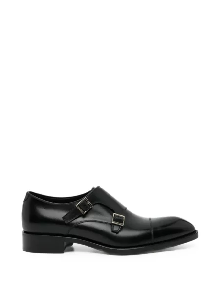 Pantofi monk Tom Ford cu bretele negru