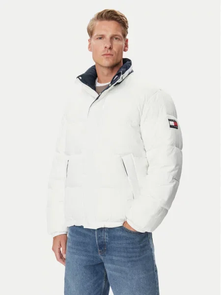 Tommy Jeans Kurtka zimowa Vail Flag Kremowy