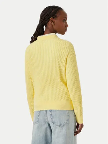 Tommy Hilfiger Pulover Fine Svetlo rumena