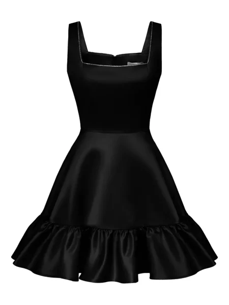 Mała mały sukienka mini Post Meridiem garniturowa czarna