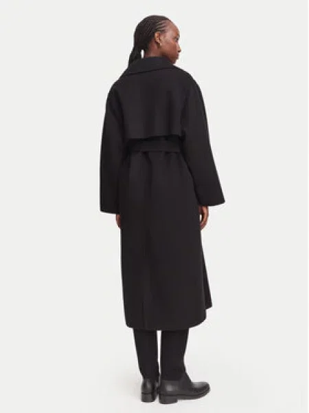 Weekend Max Mara Prechodný kabát DOPEROSO' čierna