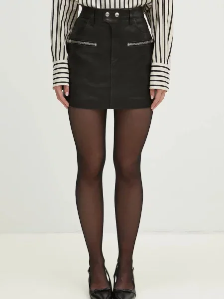 Fusta mini Anine Bing negru