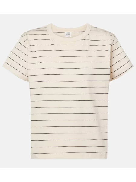 Tricou Leset din jerseu bej