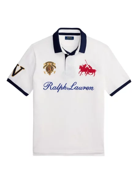 Кожени чорапи Polo Ralph Lauren с отворена пета с пейсли десен бяло