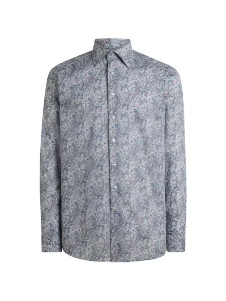 Cămașă Etro cu model paisley gri