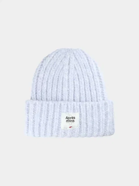 4F czapka zimowa beanie one size fioletowy