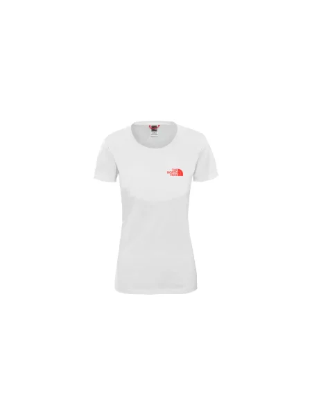 The North Face W Bf Red Box Tee Kobiety Koszulki The North Face Size: XS biały