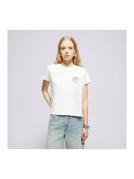Тениска Levi's дамска бежово бяло