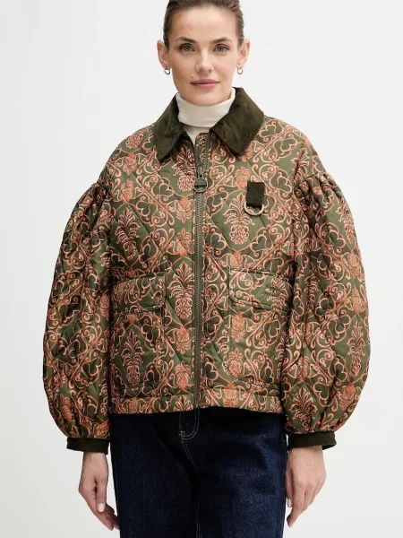 Яке Barbour x Farm Rio зелено