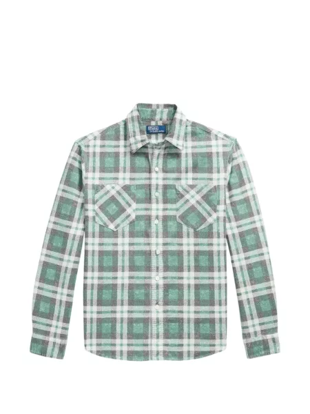 Τρέξιμο polo Polo Ralph Lauren υφαίνω διαγωνίως κλασικό πράσινο