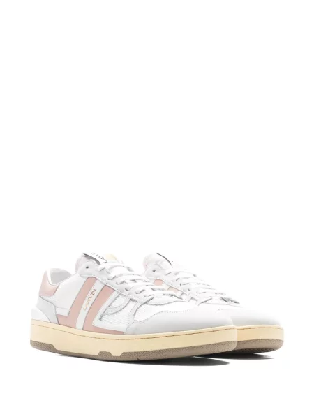 Sneakerși Lanvin din piele alb