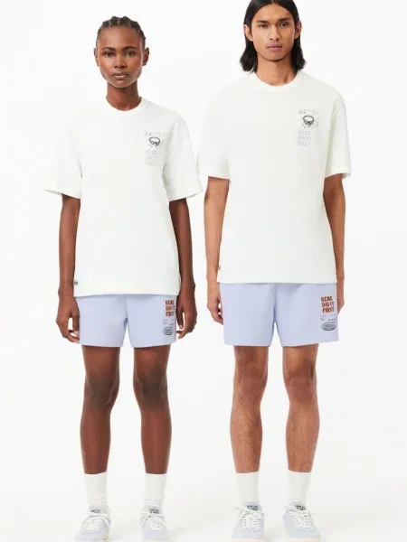 Детские шорты Lacoste голубые