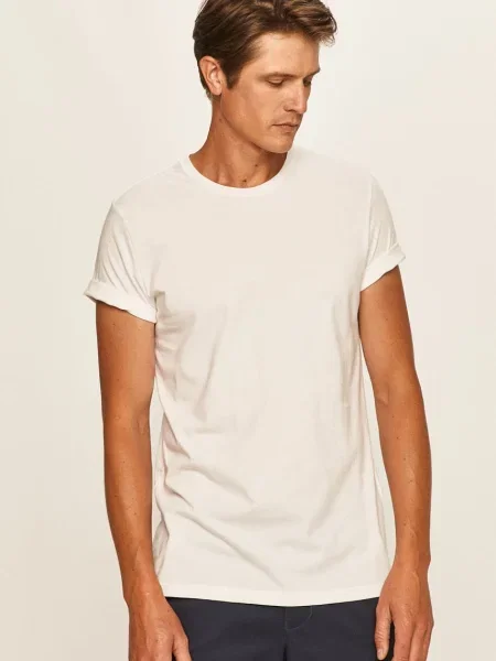 LEVI'S Tricou gri amestecat alb
