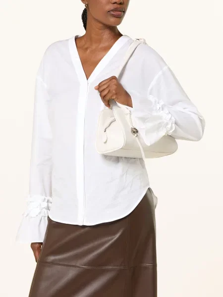 Halenka 's Max Mara s volány bílá