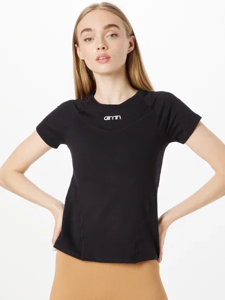 Aim'n Tricou negru alb