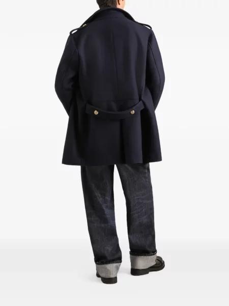 Vlněný svetr Dolce & Gabbana modrý