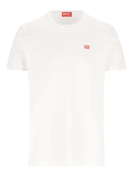 Tricou Diesel cu imagine alb
