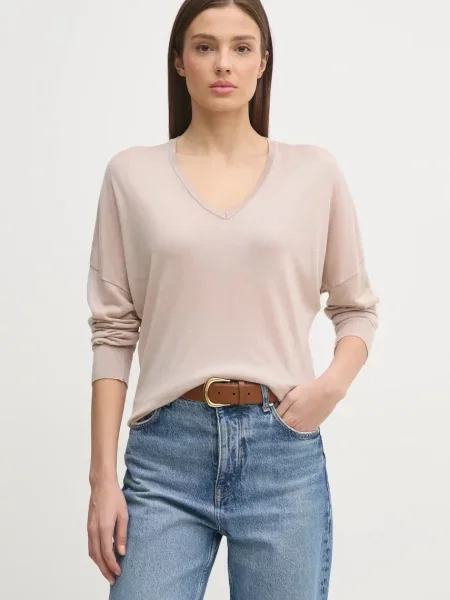 Pulover United Colors of Benetton bež