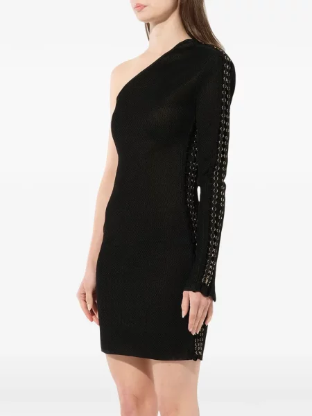 Rochie Balmain cu un umăr gol negru