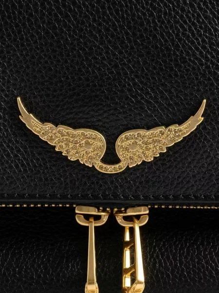 Кожаная сумка Zadig&voltaire черная