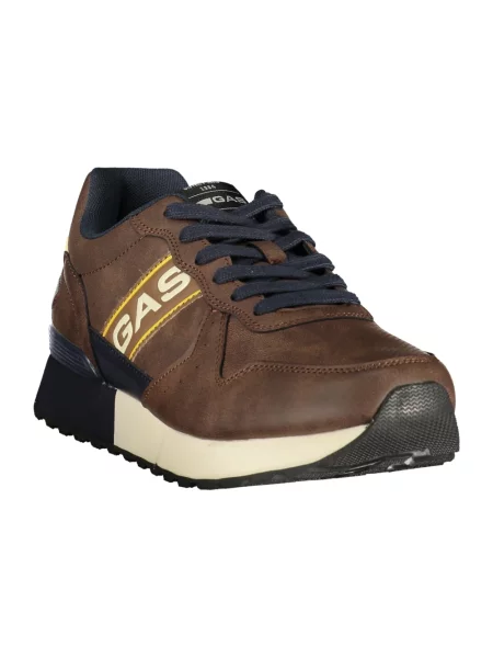 Sneakersy Gas brązowe