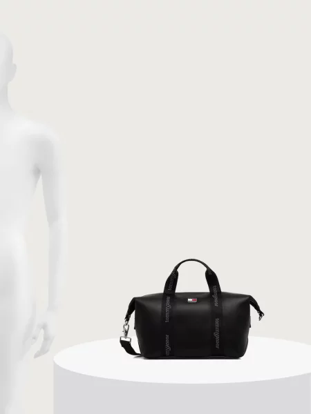 Tommy Jeans чанта crossbody дамска от имитация на кожа черно