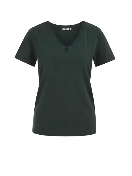 WE Fashion Tricou închis verde