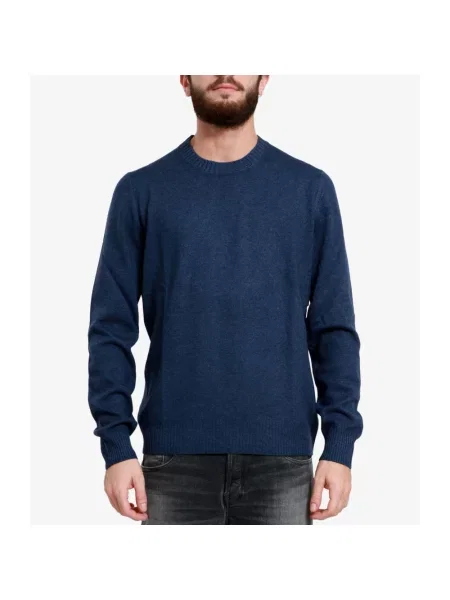 Sweter Gran Sasso z kaszmiru niebieski