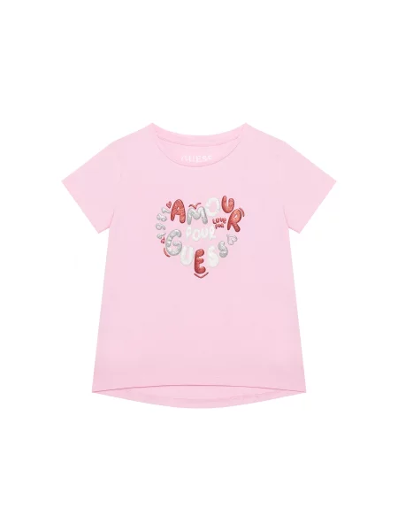 Футболка Guess розовая
