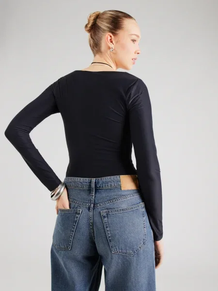 Abercrombie & Fitch Rövid body fekete