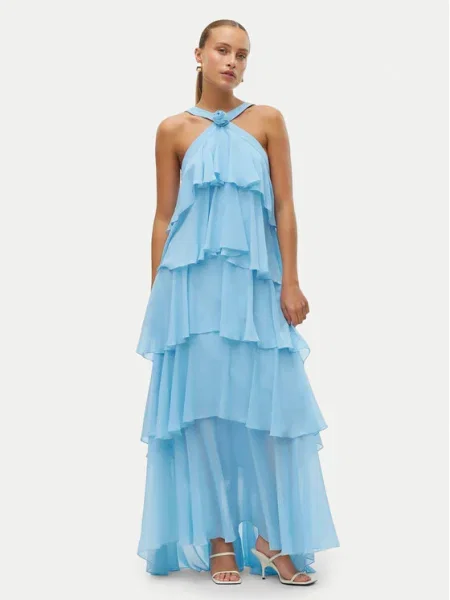 Vero Moda Rochie de seară Felicia Tight Fit albastru