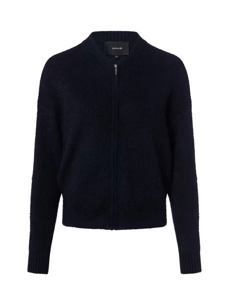 Opus Kardigan z zawartością moheru Dobka Kobiety drobna dzianina jednolity 34 niebieski