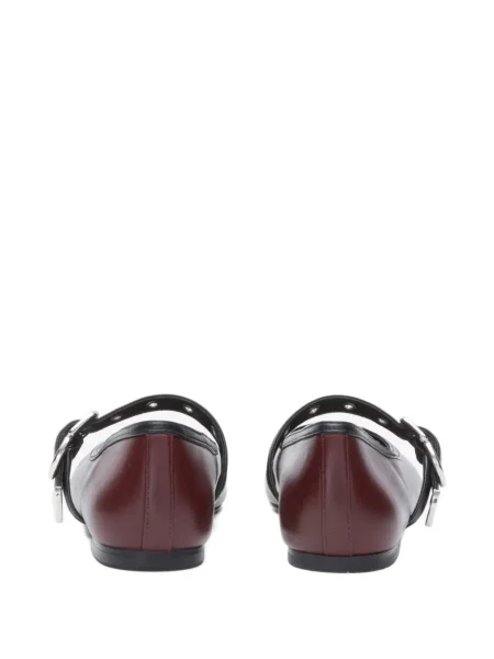 Pantofi cu toc 3.1 Phillip Lim cu cataramă roșu