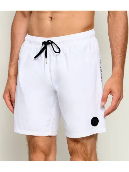 Pantaloni scurți de sport Plein Sport alb