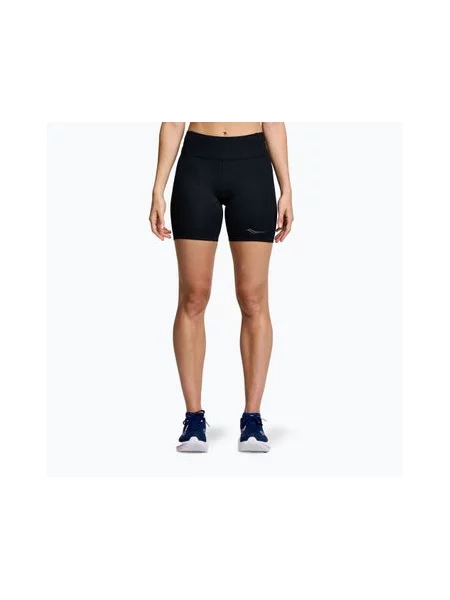 Бігові шорти Saucony Fortify 6" чорні