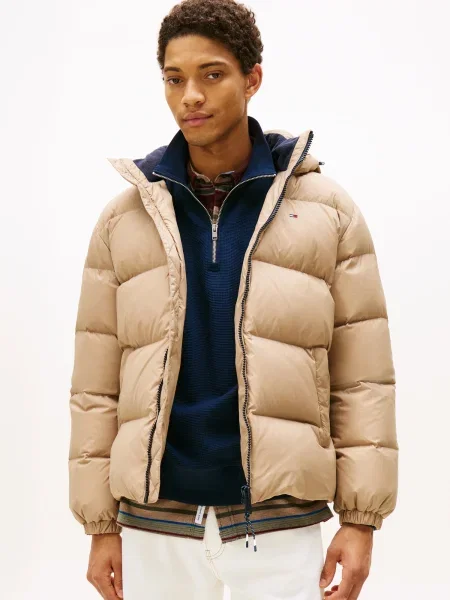 Tommy Jeans Geacă din puf Essential bej