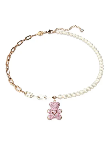Colier Swarovski teddy roz