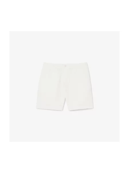 Pantaloni Lacoste alb