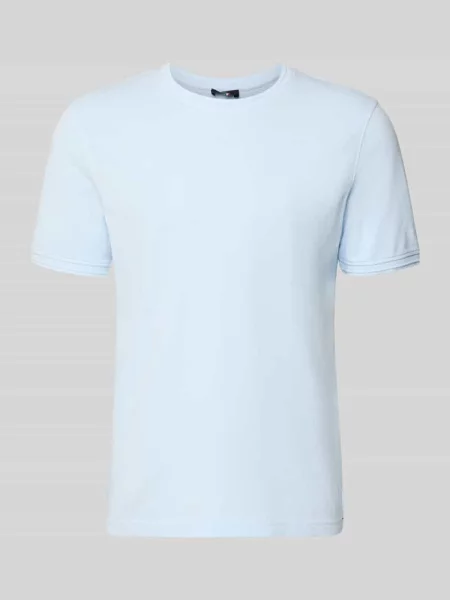 Damski t-shirt o kroju regular fit z okrągłym dekoltem model Lao' Cinque