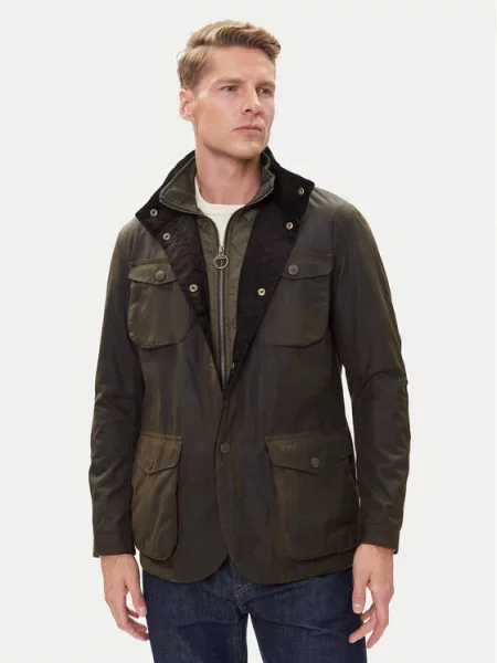 Barbour Prehodna jakna Ogston oliva zelena
