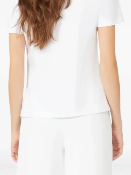 Tricou Max Mara cu decolteu rotund alb