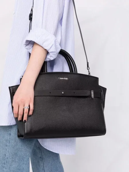 Geantă shopper Calvin Klein negru